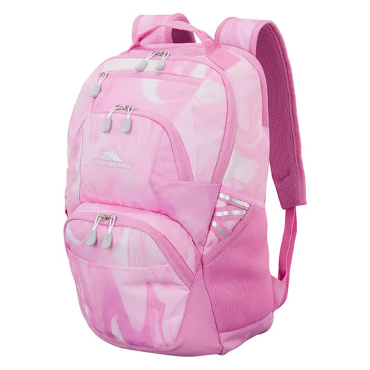High Sierra Swoop SG Backpack, Pink Marble Swirl