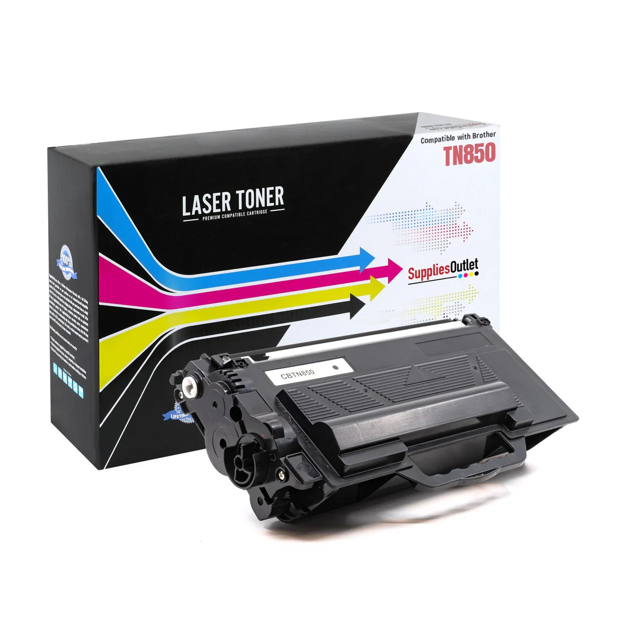Compatible Brother TN850 (Black) High Yield Toner Cartridge - 8,000 Page Yield