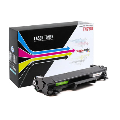 Brother TN760 Toner Compatible High Yield