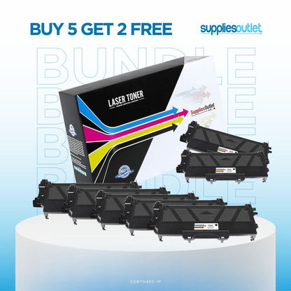 Brother TN450 High Yield Black Compatible Toner Cartridge Bundle
