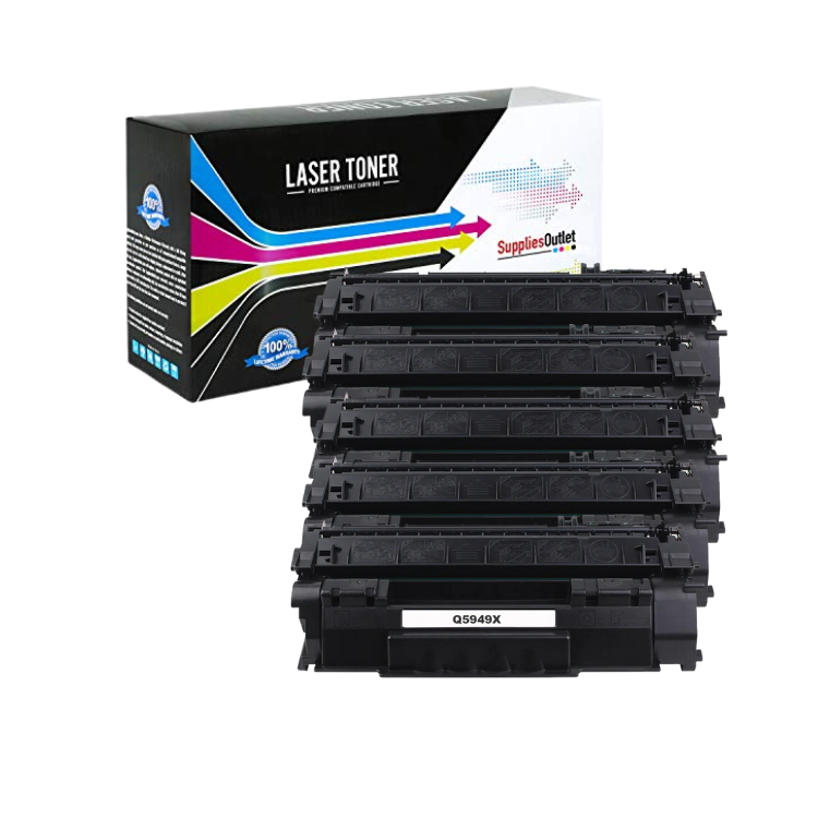 Compatible HP Q5949X Black Jumbo Toner Cartridge - 8,000 Page Yield