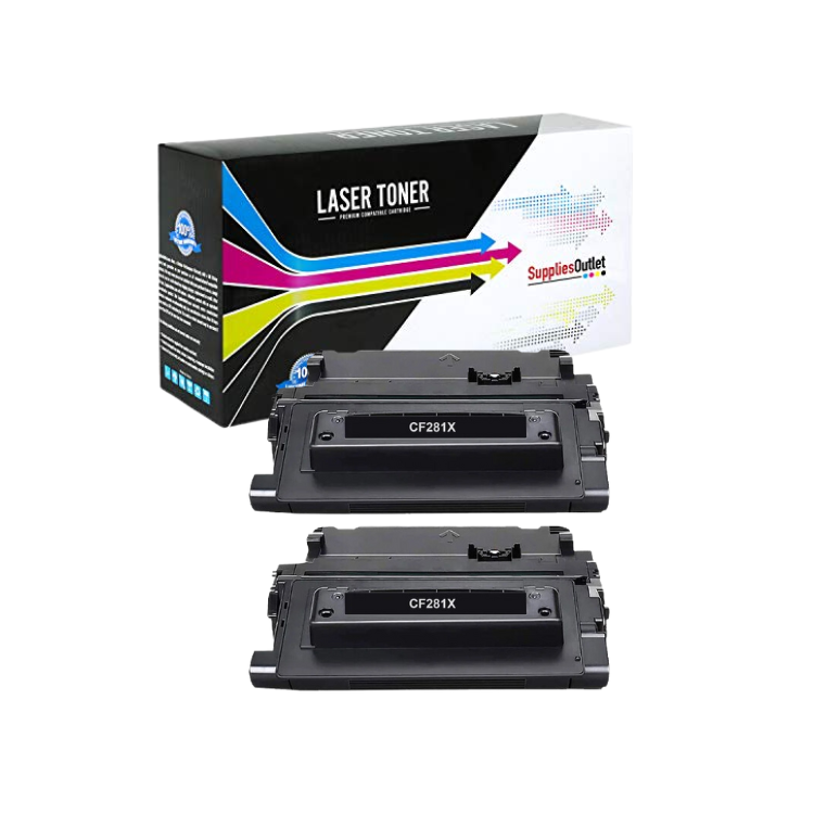 Compatible HP CF281X Black Toner Cartridge - 25,000 Page Yield
