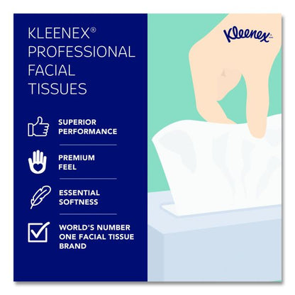 Kleenex White Facial Tissue for Business, Pop-Up Box, 2-Ply, 100 Sheets/Box, 36 Boxes/Carton