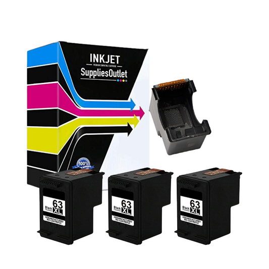 Compatible HP 63XL Ink Cartridge (ECO SAVER) (High Yield) by SuppliesOutlet