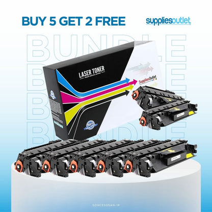 HP 05A (CE505A) Black Toner- Compatible Bundle