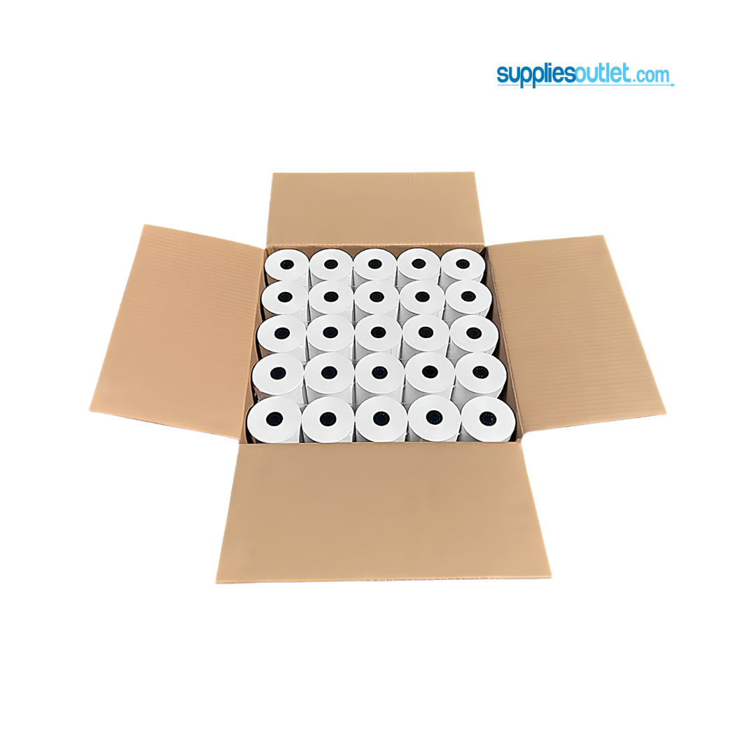 3 1/8" x 273' Thermal Paper Rolls (50 Rolls)