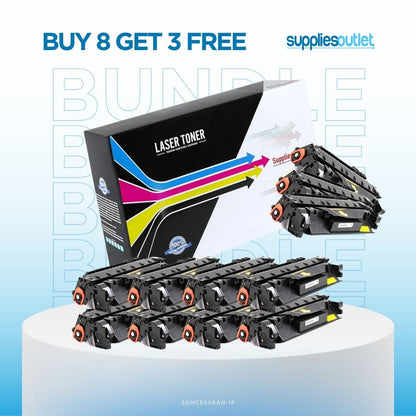 HP 05A (CE505A) Black Toner- Compatible Bundle