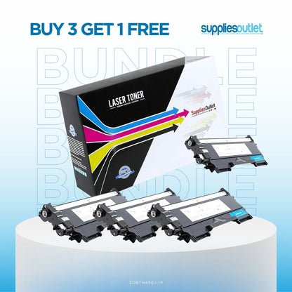 Brother TN450 Jumbo Black Toner - Compatible Bundle