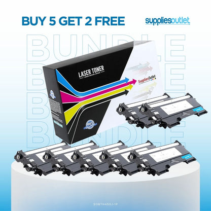 Brother TN450 Jumbo Black Toner - Compatible Bundle