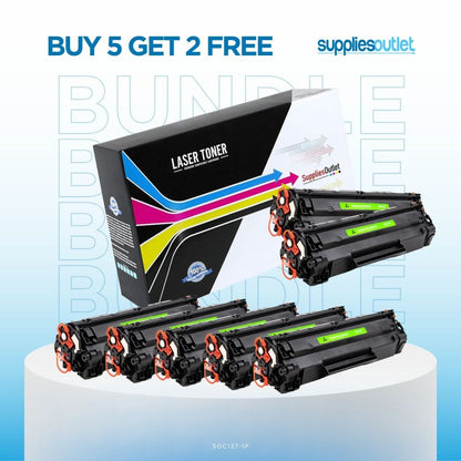 Canon 137 Black High Yield Toner - Compatible Bundle