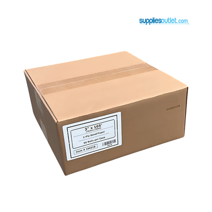 3" x 165' 1-Ply Bond Paper (50 rolls/case)