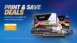 🖨️ Print & Save Deals: Get 25% OFF Compatible Ink & Toner
