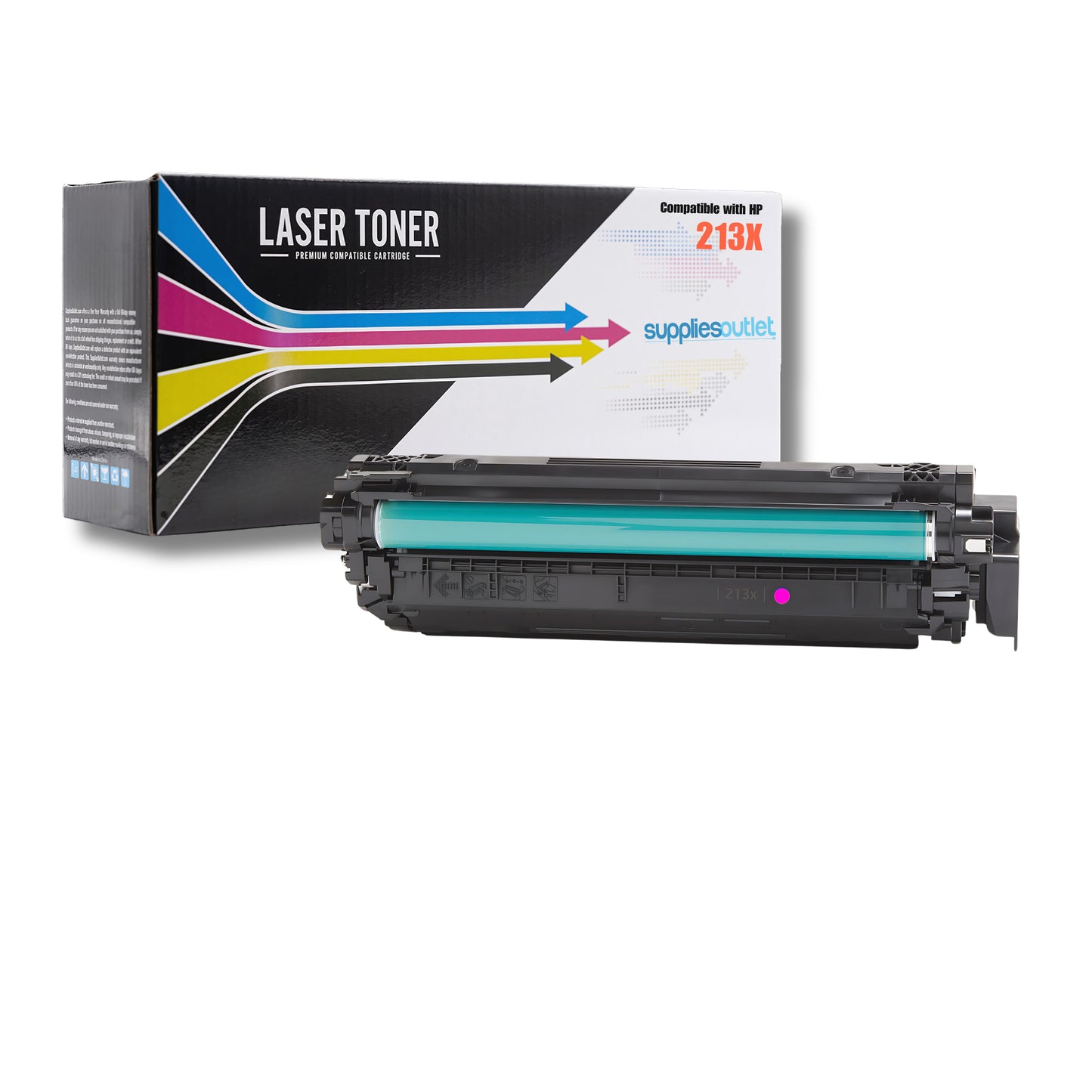 Compatible HP 213X (W2130X) Toner Cartridge - Black 9,000- Color 6,000 Page Yield