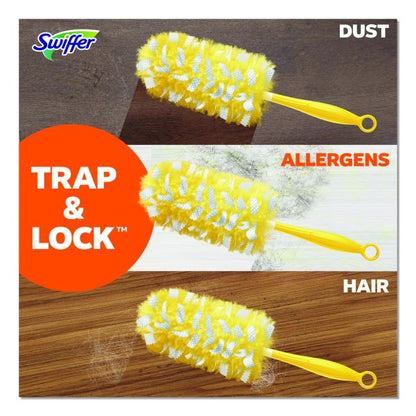Swiffer 360° Duster Refills, Yellow, 6 Refills Per Box, Carton Of 4 Boxes