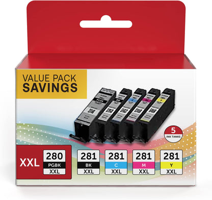 Canon PGI-280XL Ink Cartridge (All Colors, High Yield)