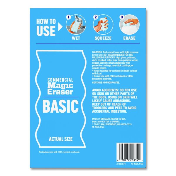 Mr. Clean Magic Eraser Original Scrubbers, 6 Per Box, Case Of 6 Boxes