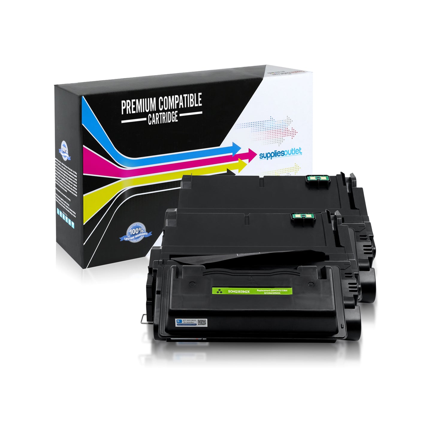 Compatible HP Q5942X Black Toner Cartridge - 20,000 Page Yield