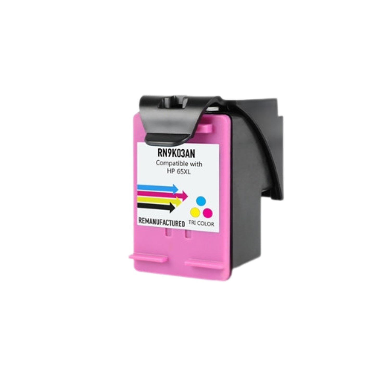 Remanufactured HP 65XL (N9K04AN) Black and Tri-Color High Yield Ink Cartridge - 300 Page Yield