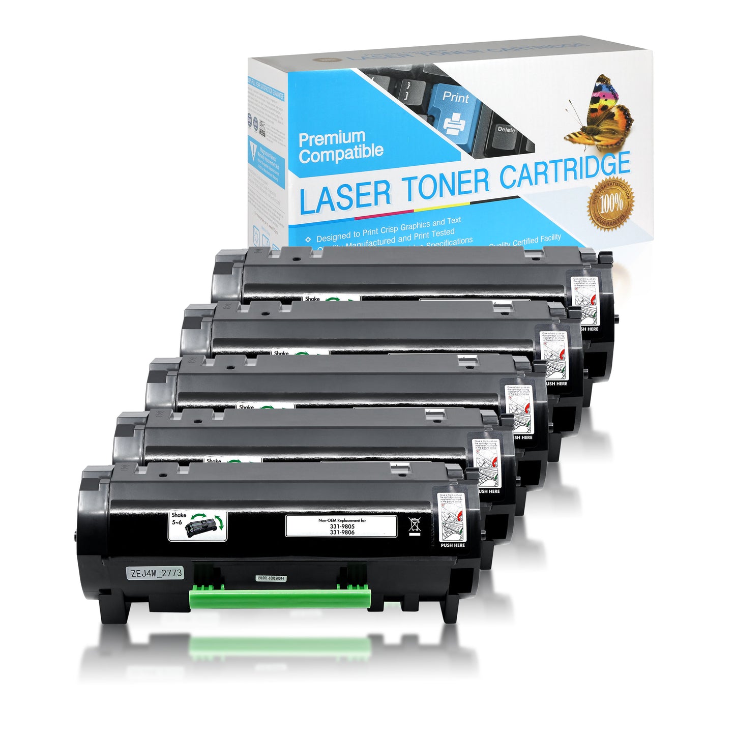 Compatible Dell 331-9805 Toner Cartridge (Black, High Yield) by SuppliesOutlet