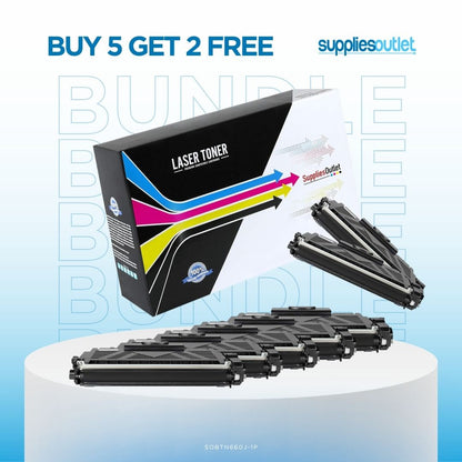Brother TN660 Toner Jumbo - Compatible Bundle