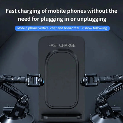 15W Desktop Vertical Wirelss Charger Fast Wireless Charging