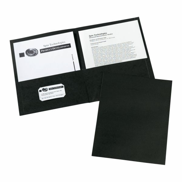 Avery Two Pocket Folders 8-1/2" x 11" Box Of 25