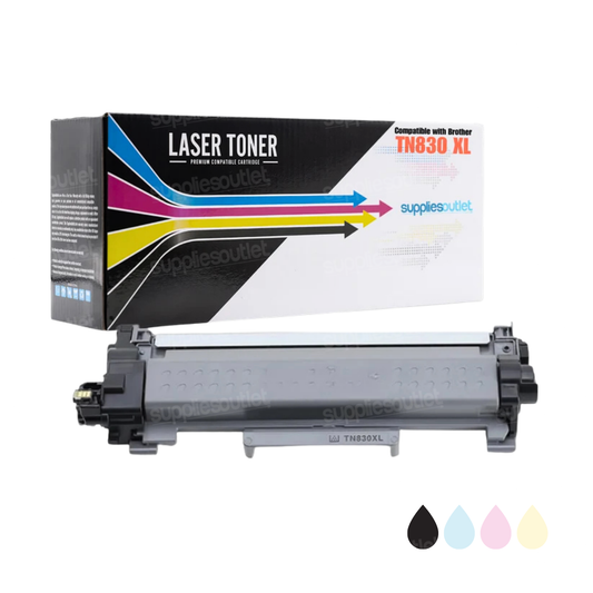 Brother TN830XL Black High-Yield Toner - Compatible