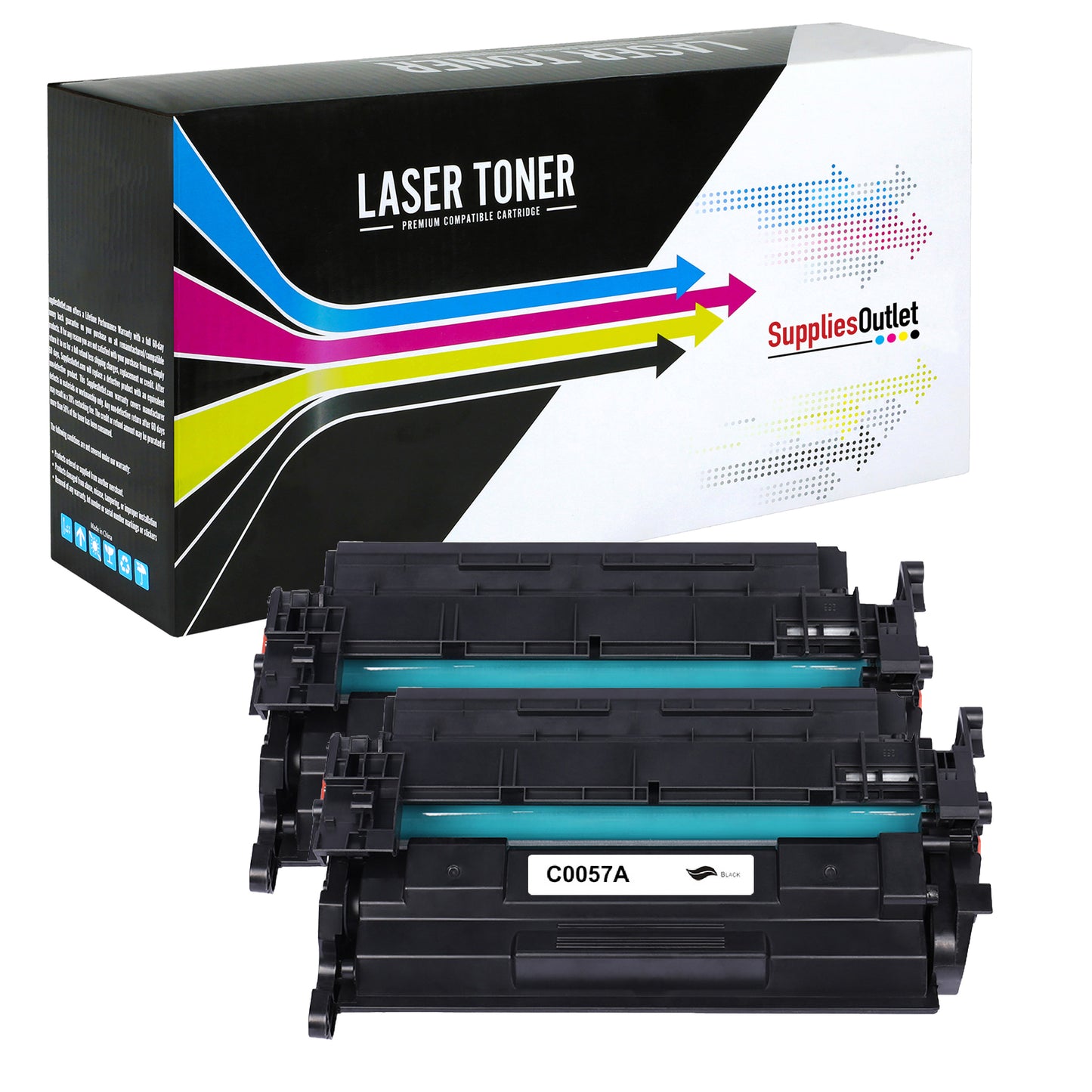 Compatible Canon 057 Toner Cartridge (Black) by SuppliesOutlet