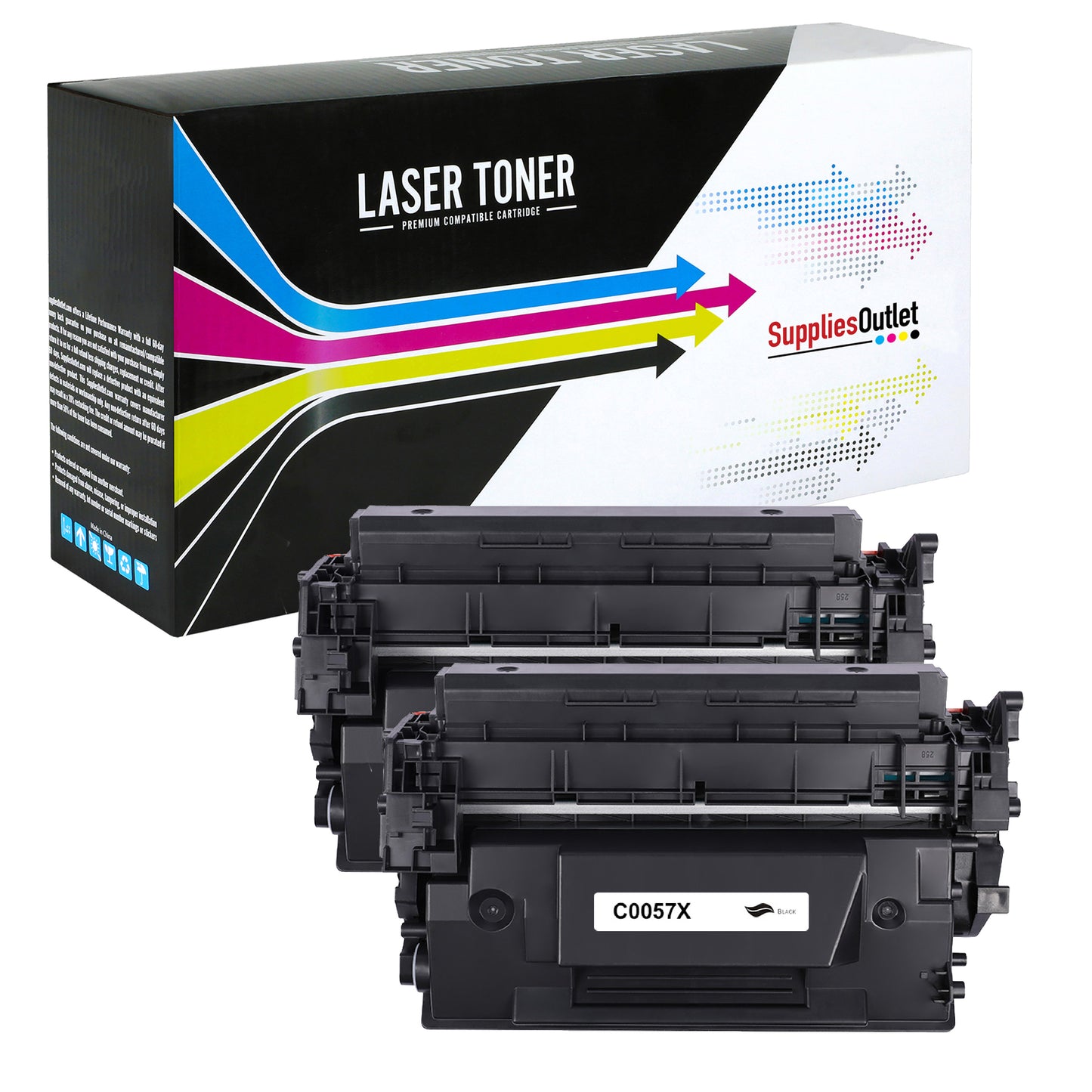 Compatible Canon 057H (Black) Toner Cartridge High Yield - 10,000 Page Yield