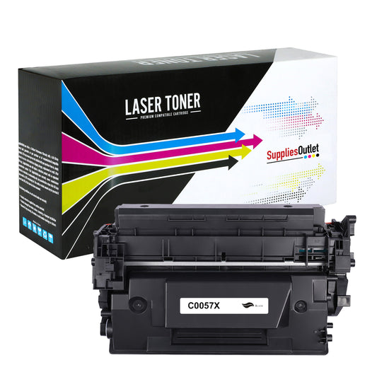 Compatible Canon 057H (Black) Toner Cartridge High Yield - 10,000 Page Yield