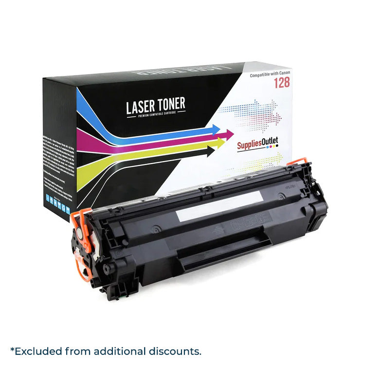 Compatible Canon 128 (Black) Toner Cartridge - 2,100 Page Yield