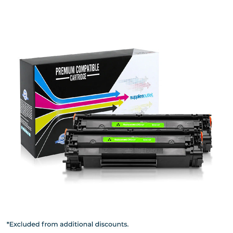 Compatible Canon 137 (Black) High Yield Toner Cartridge - 2,400 Page Yield