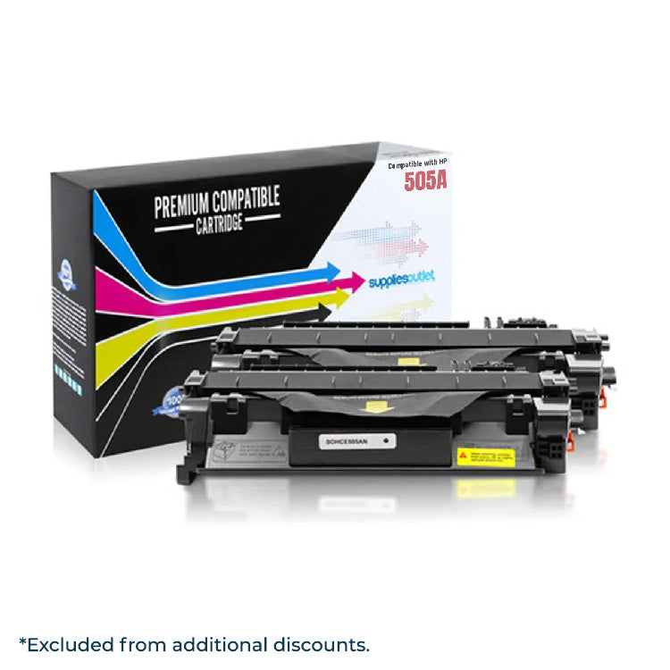 HP 05A (CE505A) Black Toner- Compatible