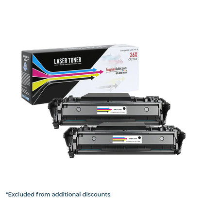 HP 26X (CF226X) Black High Yield Toner - Compatible