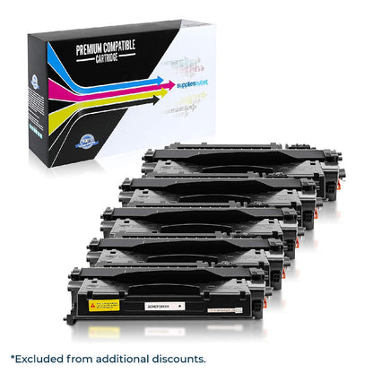 Compatible HP 80X (CF280X) Toner Cartridge Black High Yield - 6,900 Page Yield