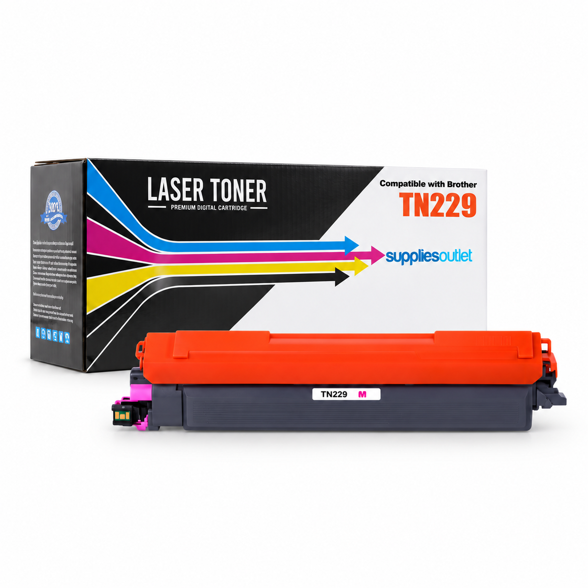 Compatible Brother TN229 (All Colors) High Yield Toner Cartridge - Black 3,000 - Color 2,300 Page Yield
