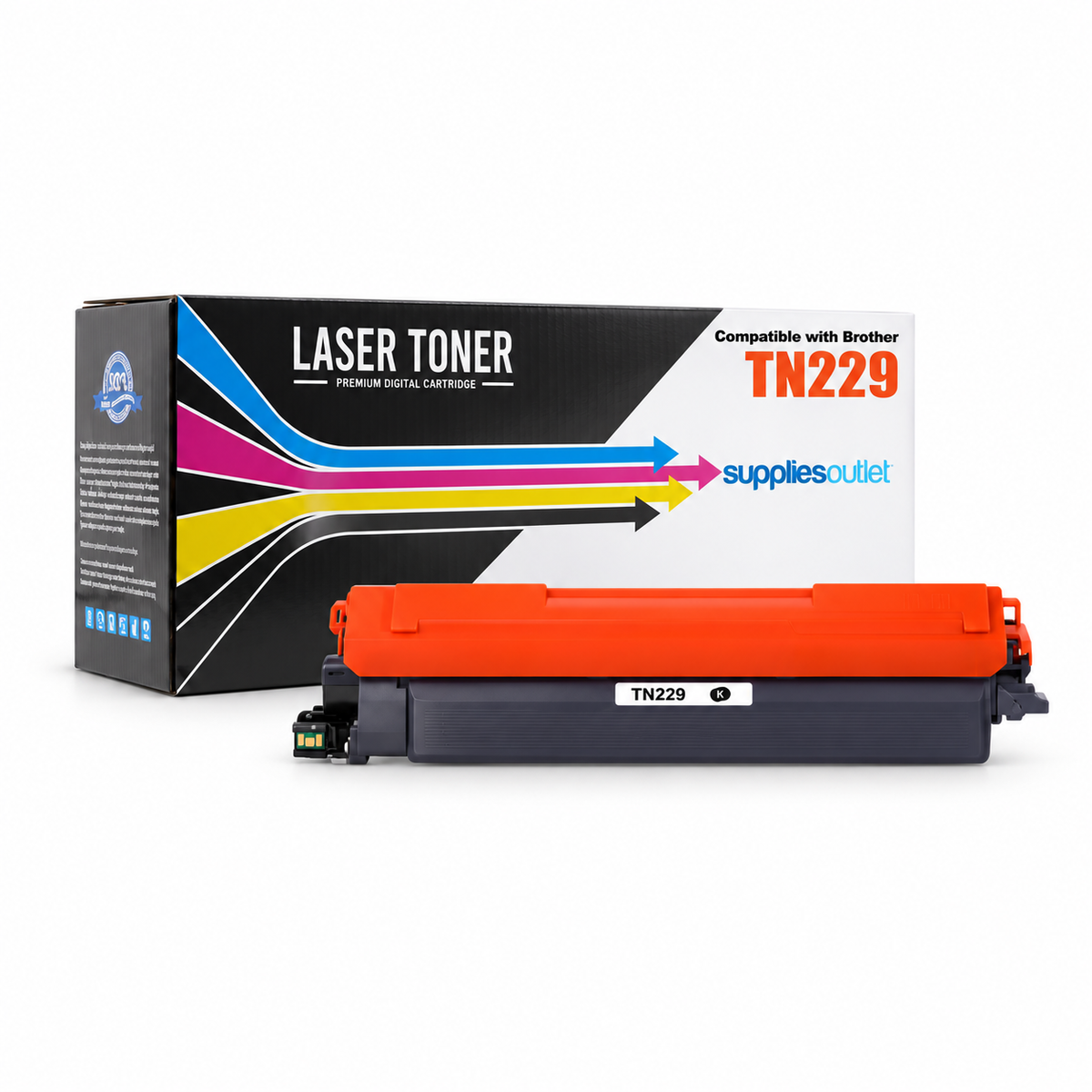 Compatible Brother TN229 (All Colors) High Yield Toner Cartridge - Black 3,000 - Color 2,300 Page Yield