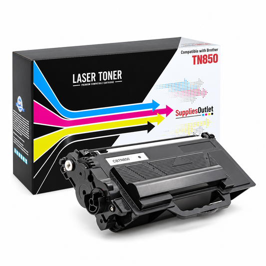 Compatible Brother TN850 (Black) High Yield Toner Cartridge - 8,000 Page Yield