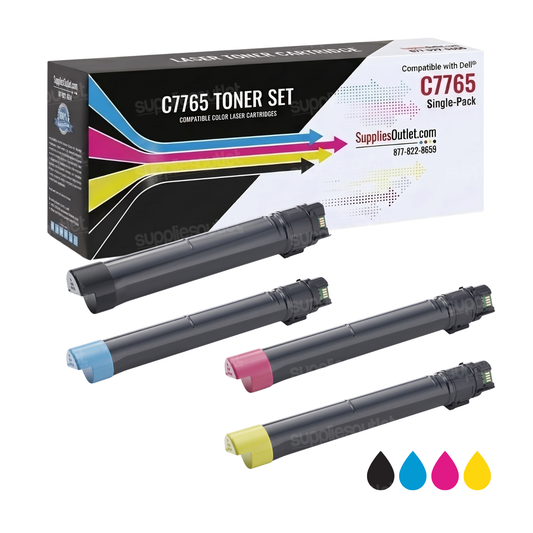 Compatible Dell C7765 Toner Cartridge (All Colors) by SuppliesOutlet