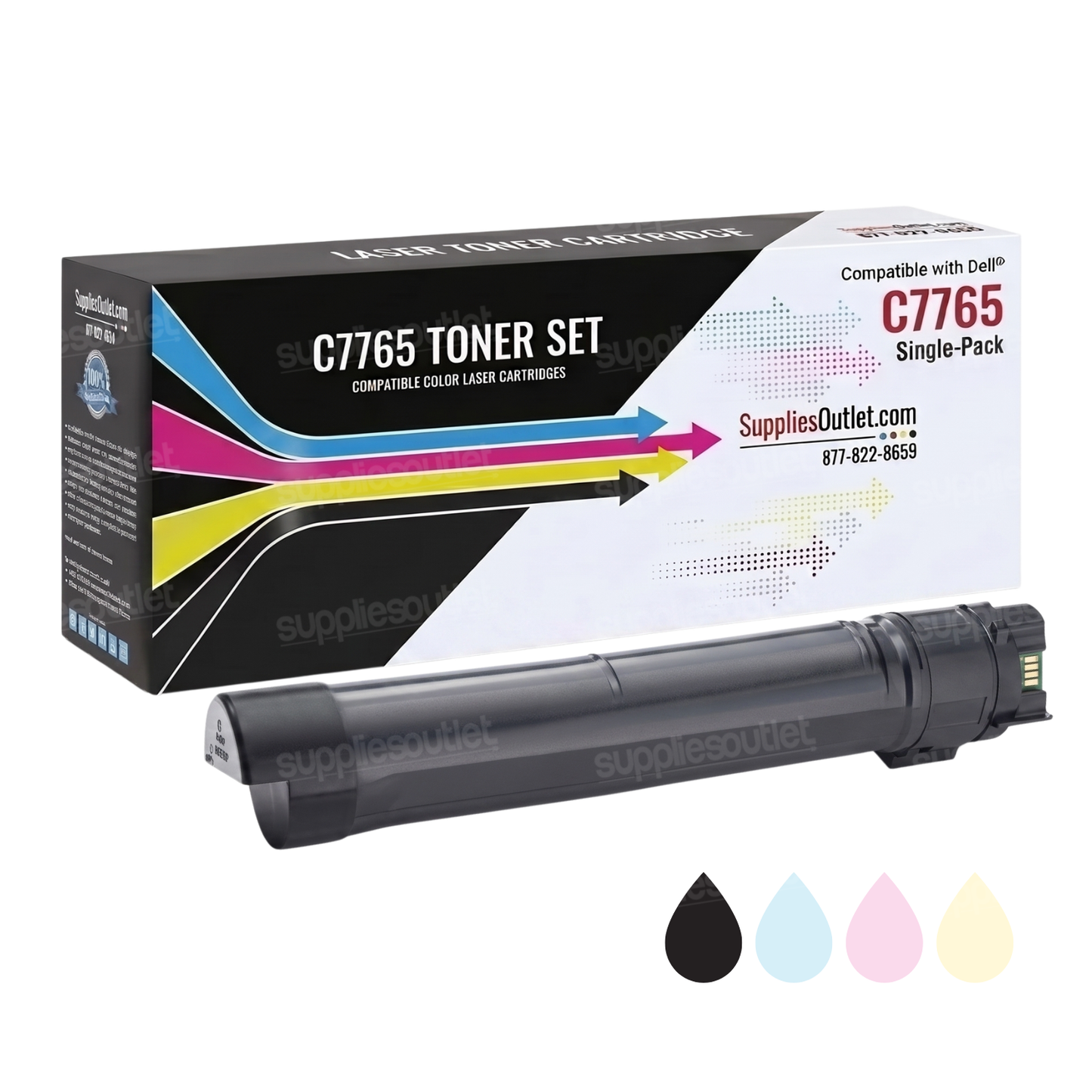 Compatible Dell C7765 Toner Cartridge (All Colors) by SuppliesOutlet