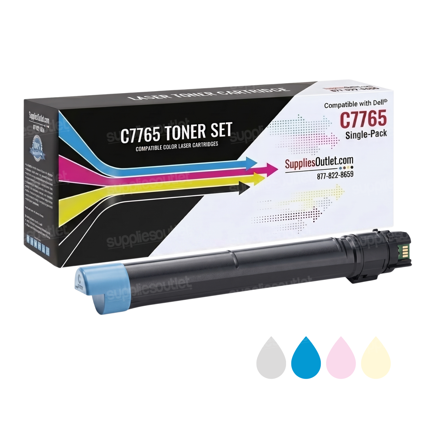 Compatible Dell C7765 Toner Cartridge (All Colors) by SuppliesOutlet