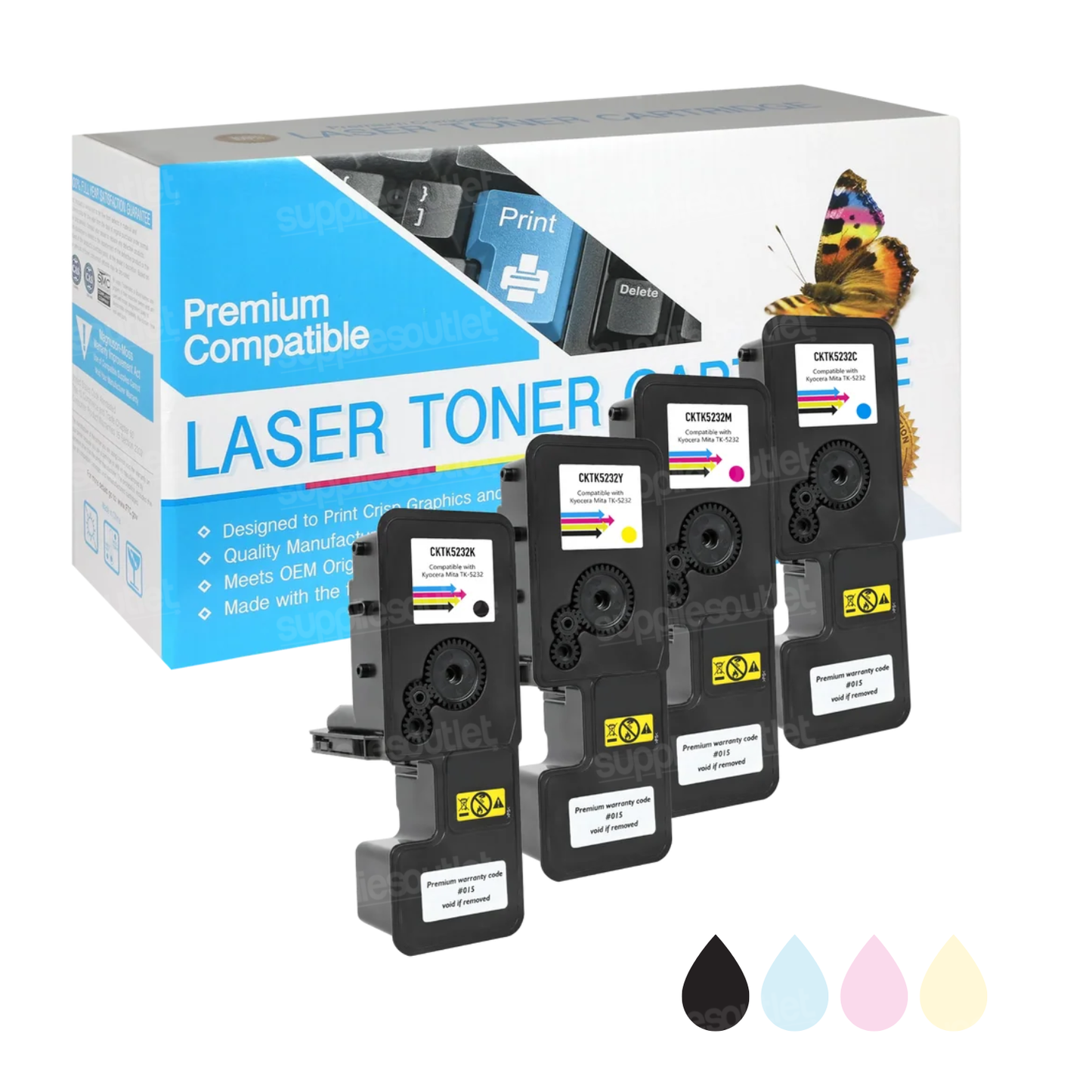 Kyocera TK-5232 Compatible Toner Cartridges