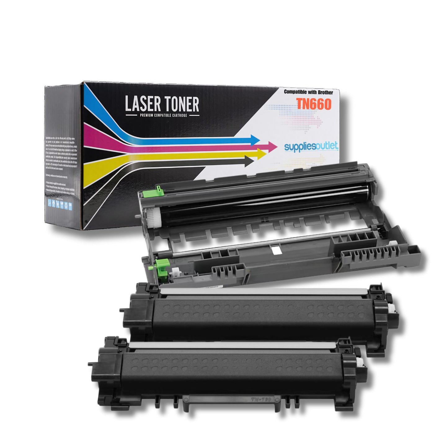 Brother TN660 and DR630 Bundle - Compatible