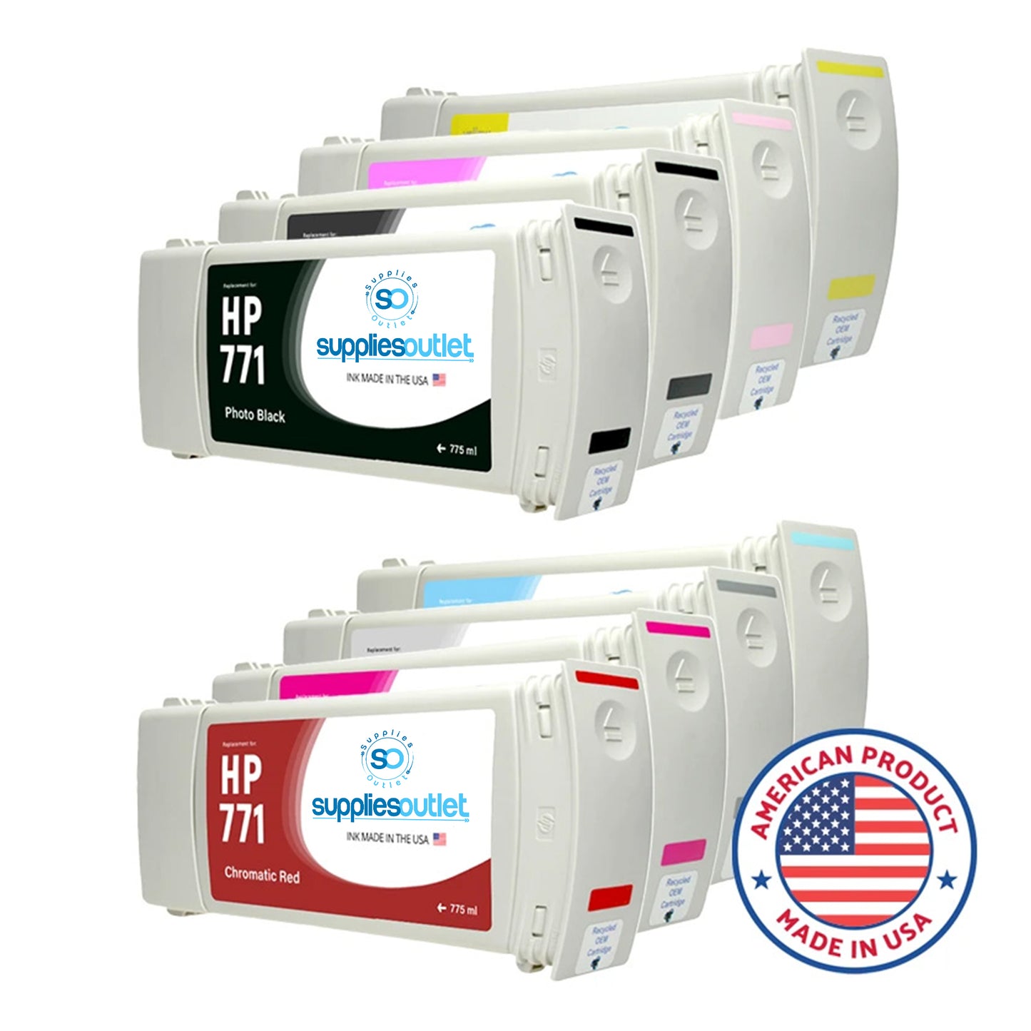 HP 771 Compatible Wide Format Ink Cartridge - 775 mL