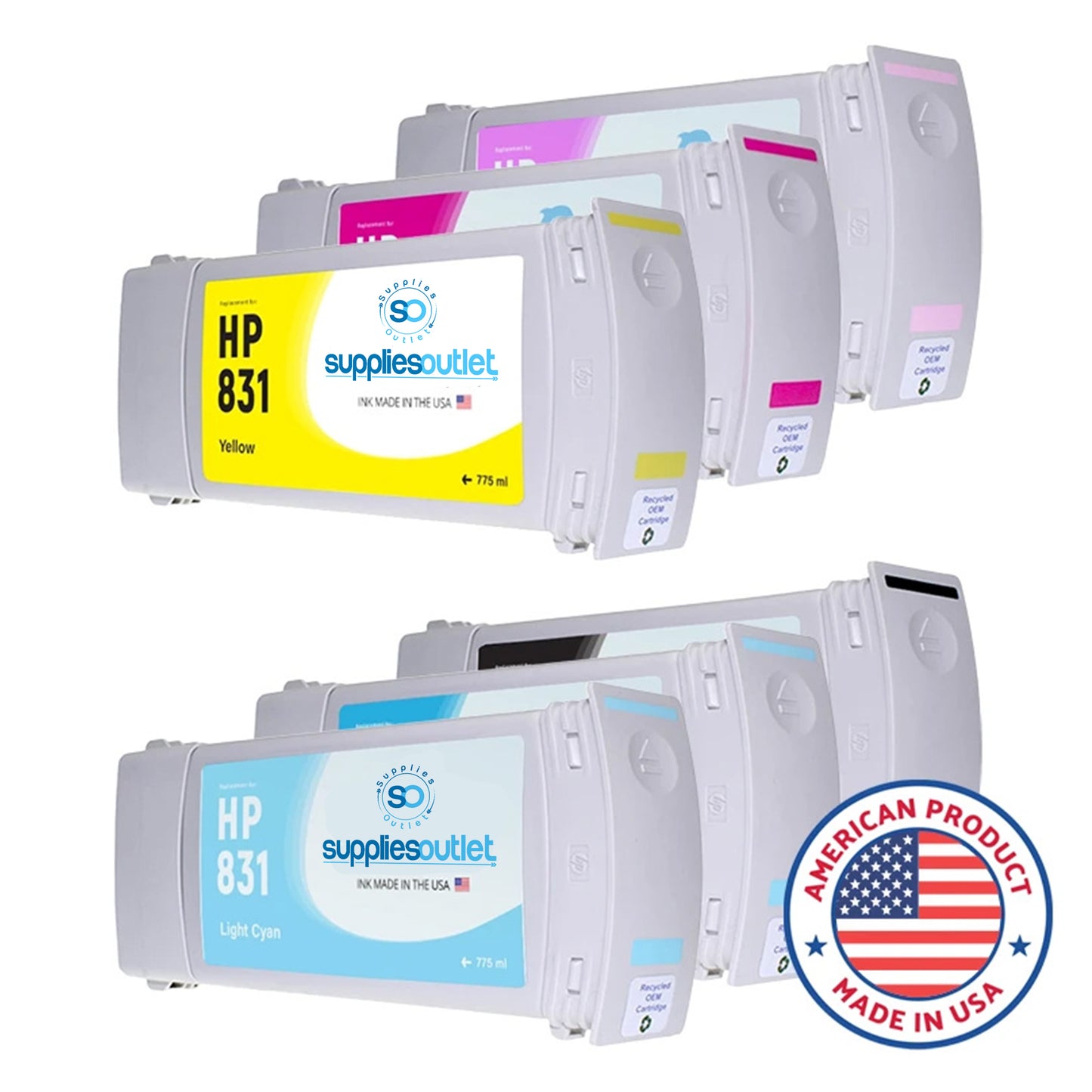 HP 831 Compatible Wide Format Cartridge - 775 mL