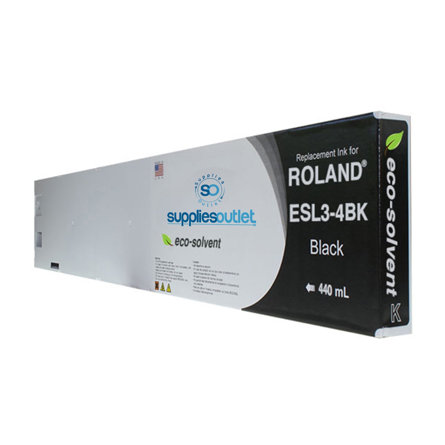 Roland ESL3 Compatible Wide Format 220 mL, Cartridge Replacement for Roland ESL3CY - Cyan
