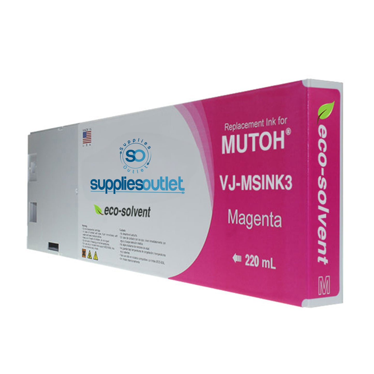 Mutoh VJ-MSINK3 Compatible Wide Format Cartridge