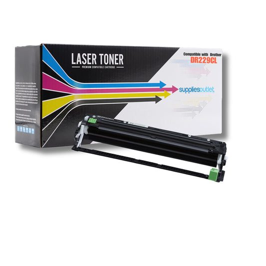 Compatible Brother DR229 (All Colors) Drum Unit - 30,000 Page Yield