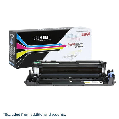 Compatible Brother DR820 (Black) Drum Unit - 30,000 Page Yield