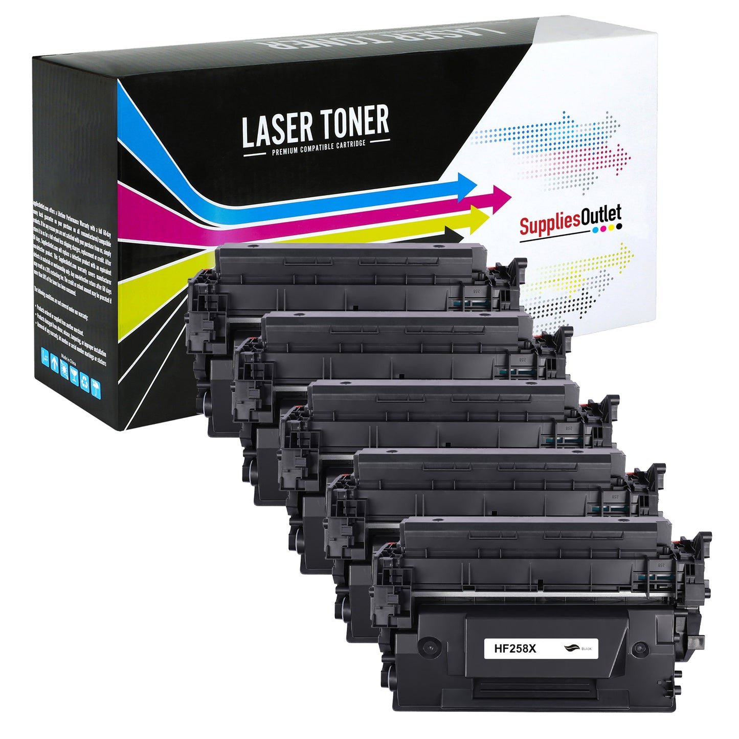HP 58X (CF258X) High Yield Black Toner - Compatible